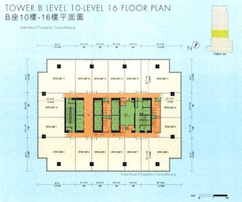 Kowloon Commerce Centre Tower B -Typical Floorplan