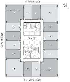 Shatin Galleria -Typical Floorplan