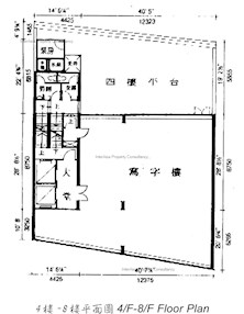 苏杭商业大厦 -标准平面图